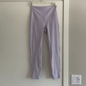 Lululemon Align pant 25” size 6 lavender dew NEW